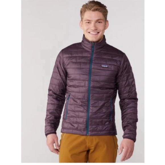 Patagonia Men’s S Small Nano Puff Jacket Obsidian Plum Purple NWT Puffer - Picture 9 of 14